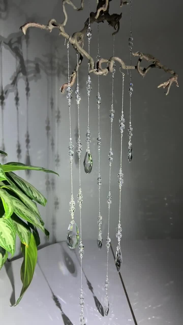 Unique Crystal Window Decoration Suncatcher Chandelier Hanging