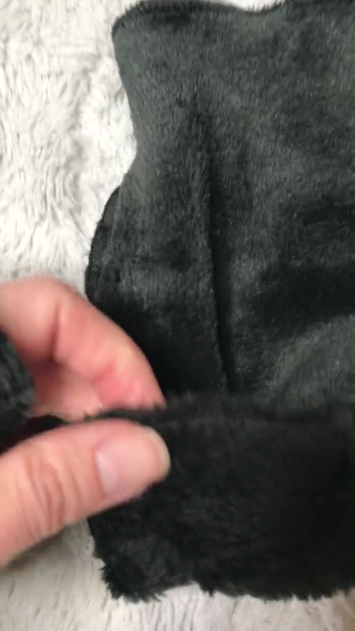 2 Paia Scaldamani Donna A Maglia, Guanti Caldi Senza Dita Con Foro Pollice, Morbidi E Soffici Con Decorazione In Pelliccia
