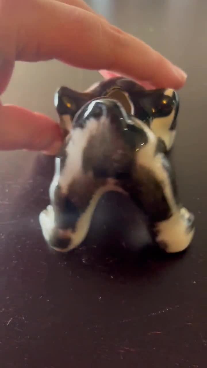 Vintage 1940's Made in Occupied Japan Playful Puppy Dog Planter