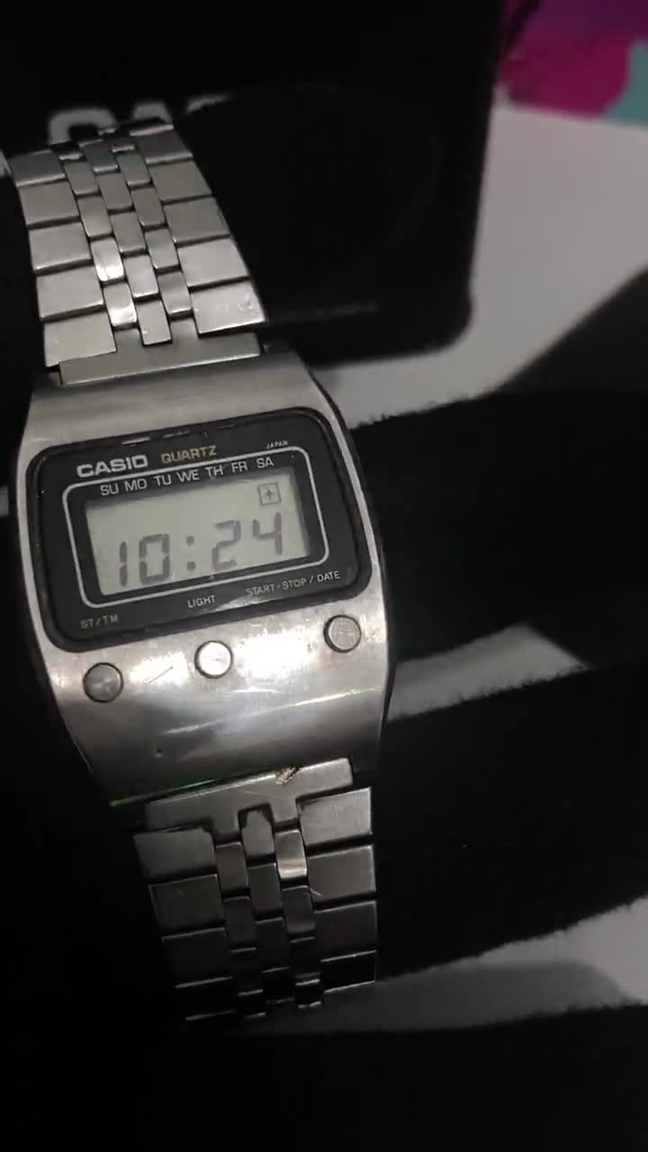 RARE Casio 50QS-17 3 BUTTON Led Digital Watch Fully Working