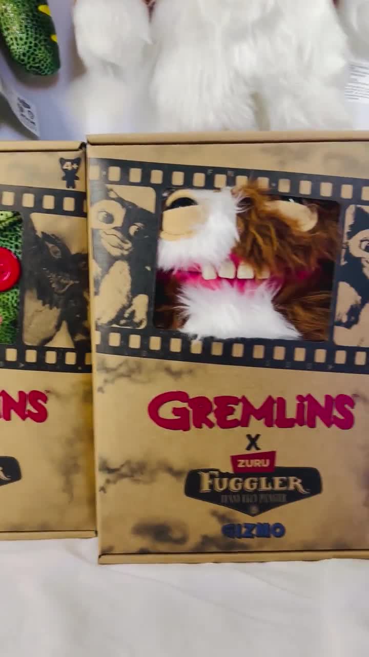 【希少 タグ付】80s 当時物 グレムリン ストライプ ぬいぐるみ アプルース社 1984年☆80's☆GREMLiNS☆グレムリン☆ギズモ☆Gizmo
