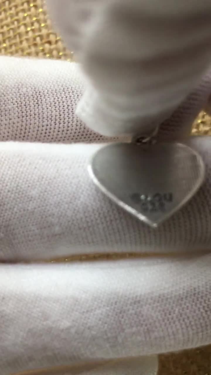 Gigi Heart Grandmother Sterling Silver Charm - With Options