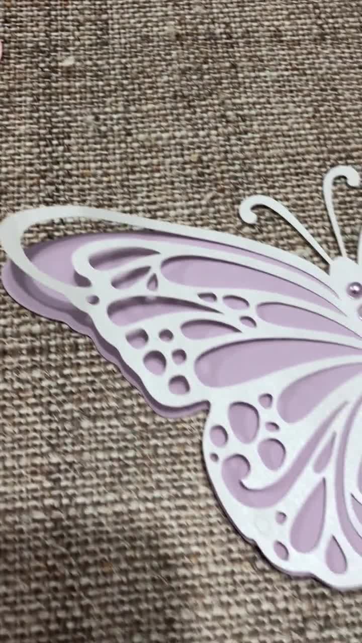 UKCOCO 36pcs wall decor for bedroom mariposas decorativas para fiesta paper  wall wall decoration metal wall Hollow 3D Butterflies paper butterfly