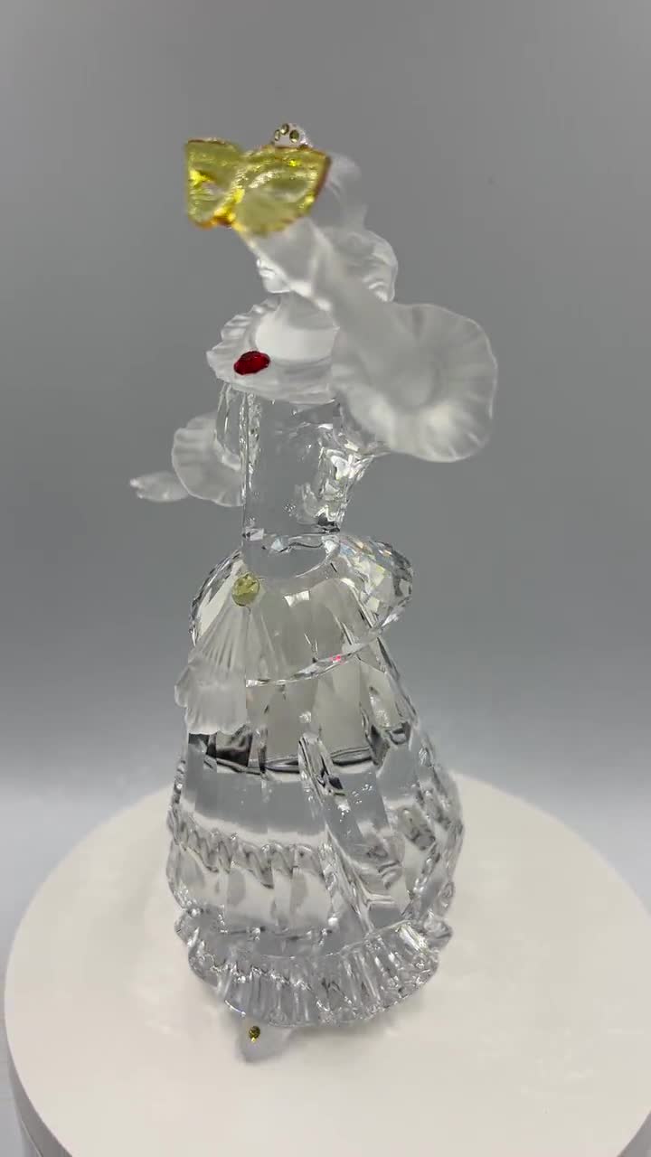 SWAROVSKI - SWAROVSKI スワロフスキー マスカレード COLUMBINE コロンバイン インテリア 242032   クリスタルガラス クリア レッド イエロー  2000年 SCS会員限定品 オブジェ フィギュリン 置物 【本物保証】 SWAROVSKI - SWAROVSKI スワロフスキー マスカレード COLUMBINE