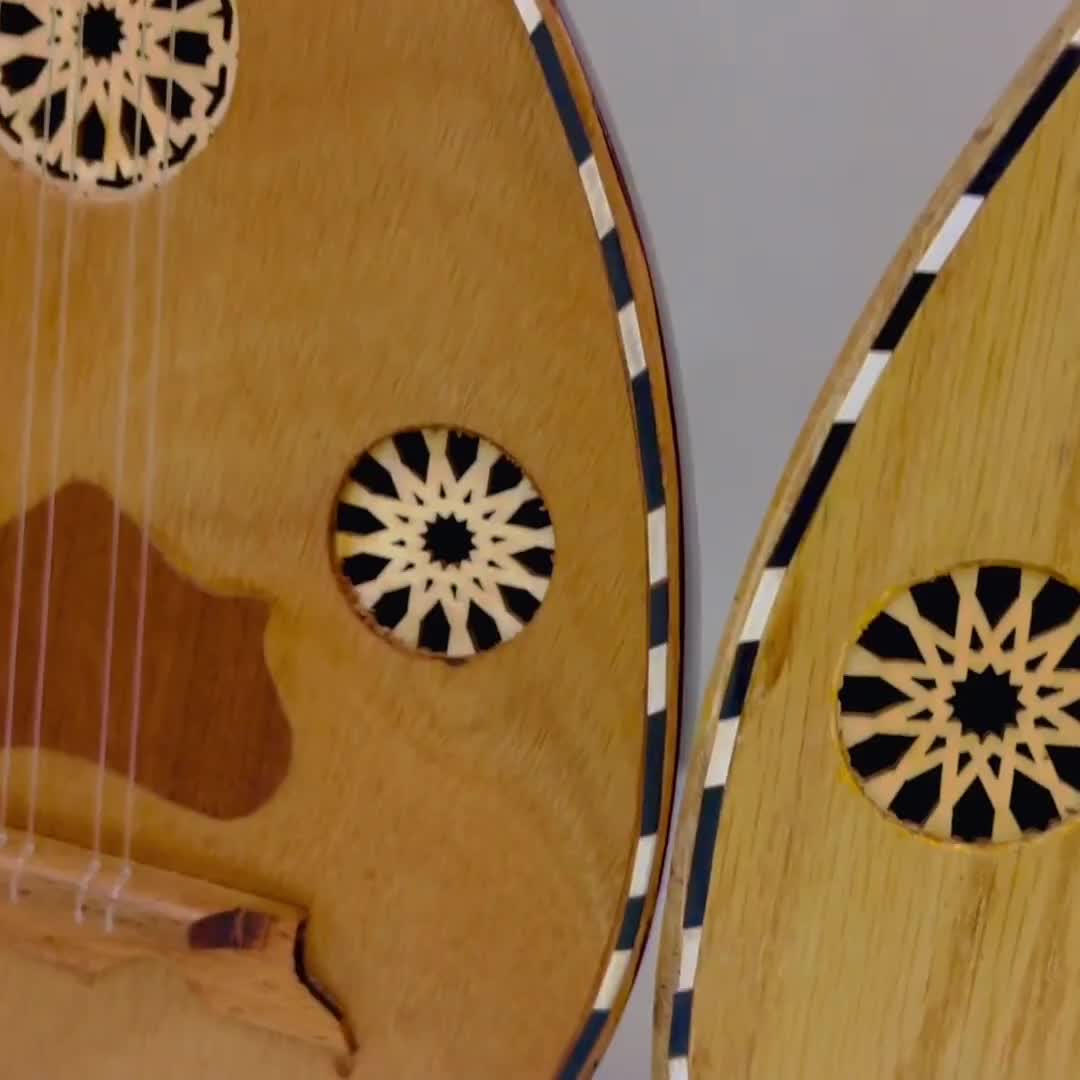 リュート音楽ウード楽器、「5/6/7/11」弦チューン、手作りアラビア