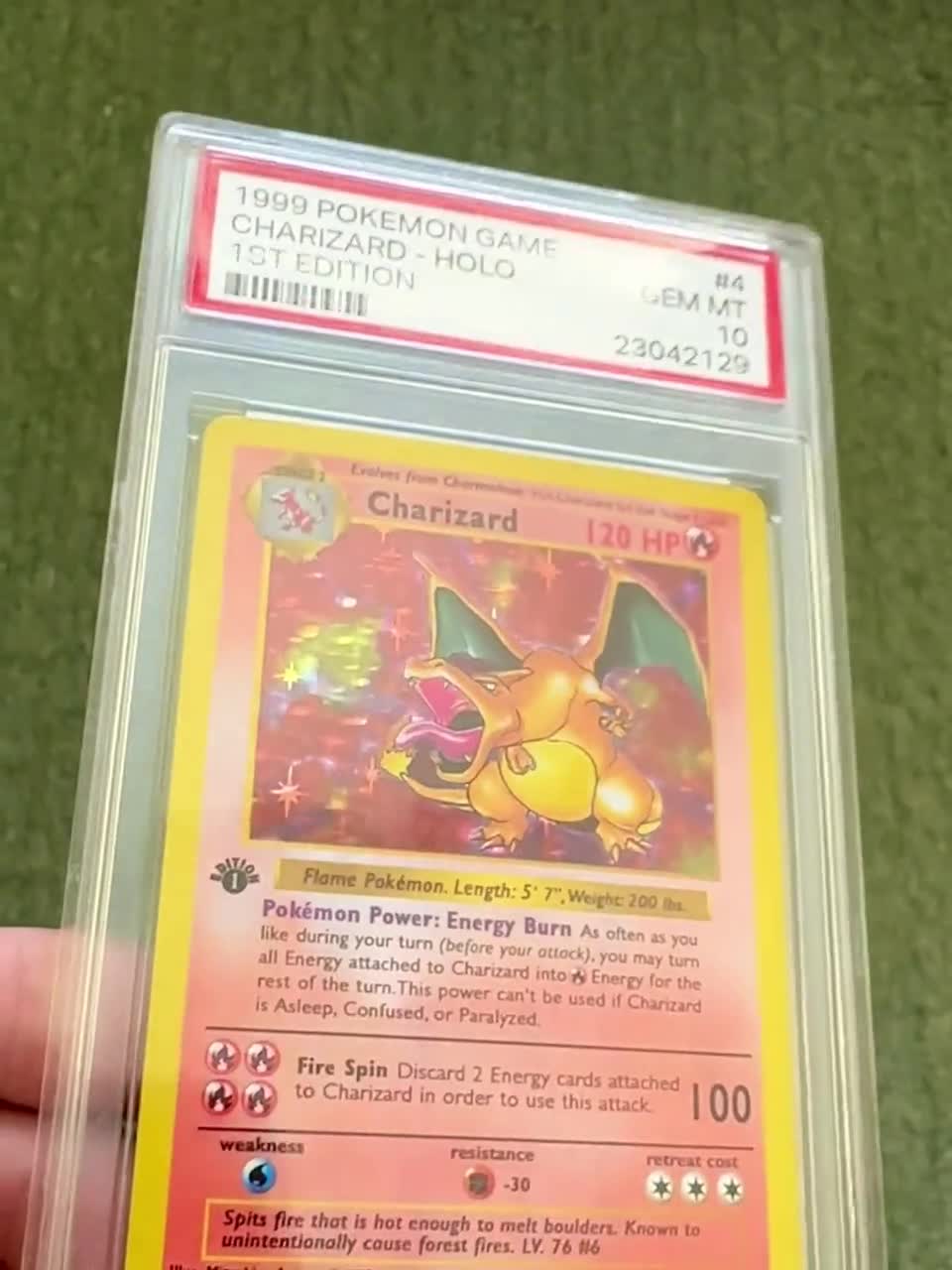 プロキシ スラブ リザードン ベースセット 1st エディション シャドウ