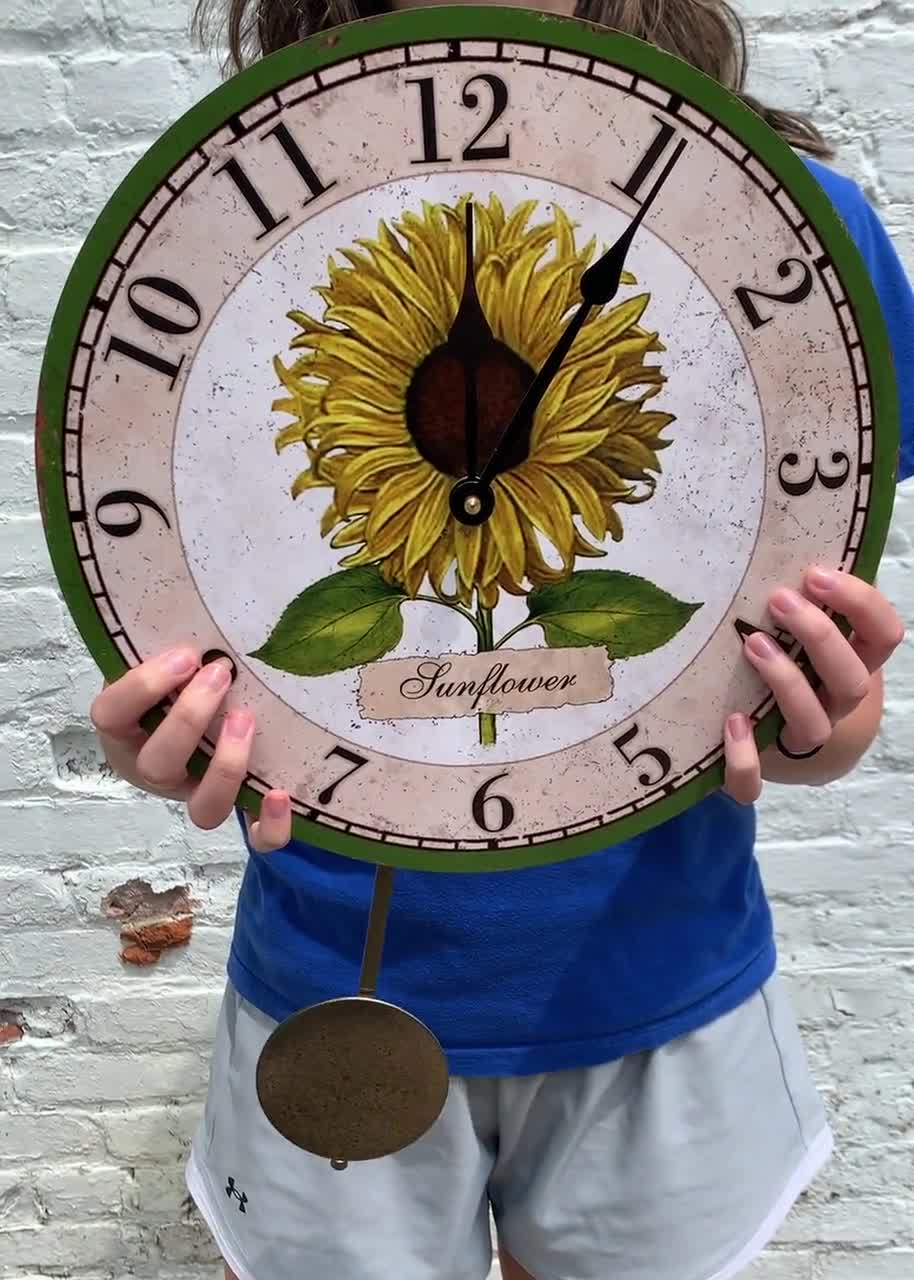 サンフラワー(ひまわり)振り子時計 サンフラワー(ひまわり)振り子時計