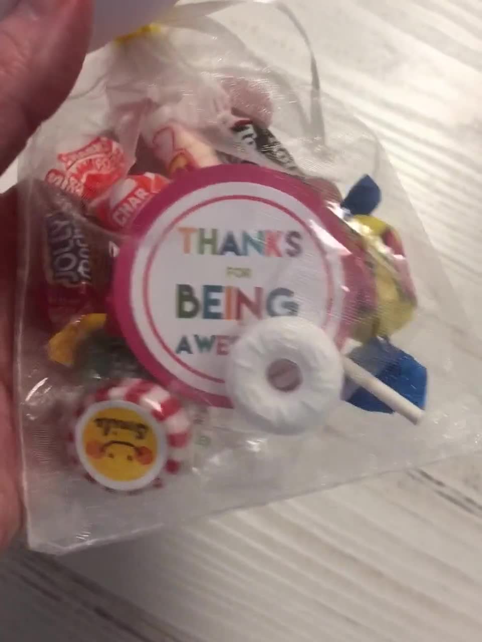 YOU Are AMAZING sweet Thoughts Goody Bag, Happy Birthday, Friends,  Co-workers, Secretary, Have a Great Day, Smile, Funny Gag Bag, Fun Candy -   Australia