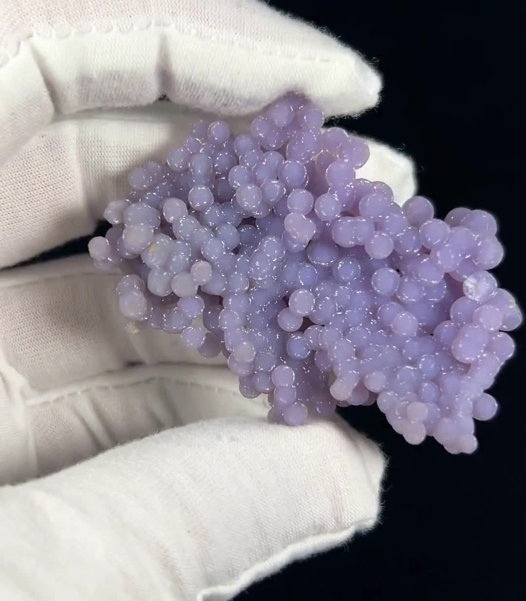 AAAグレープアゲート（カルセドニー）とドゥルージー天然水晶