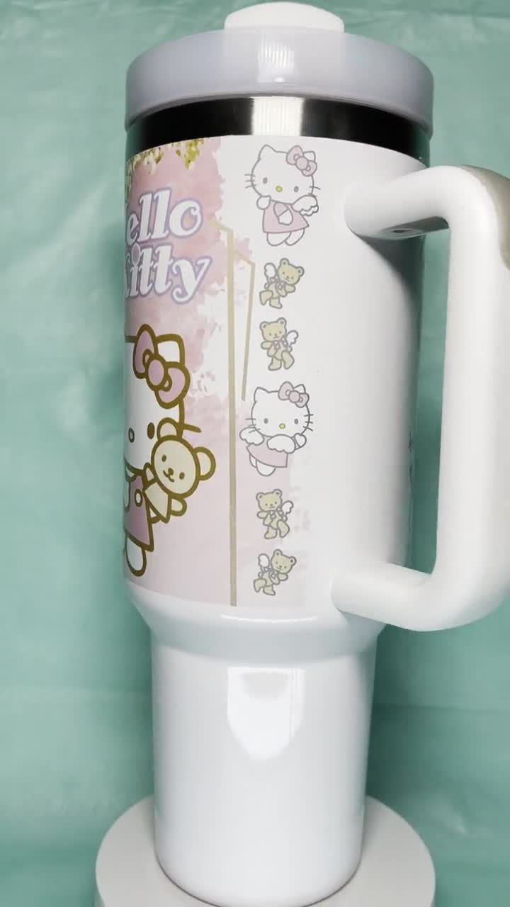 Hello Kitty 40 Oz. Stainless Steel Tumbler With Leak-Proof Lid