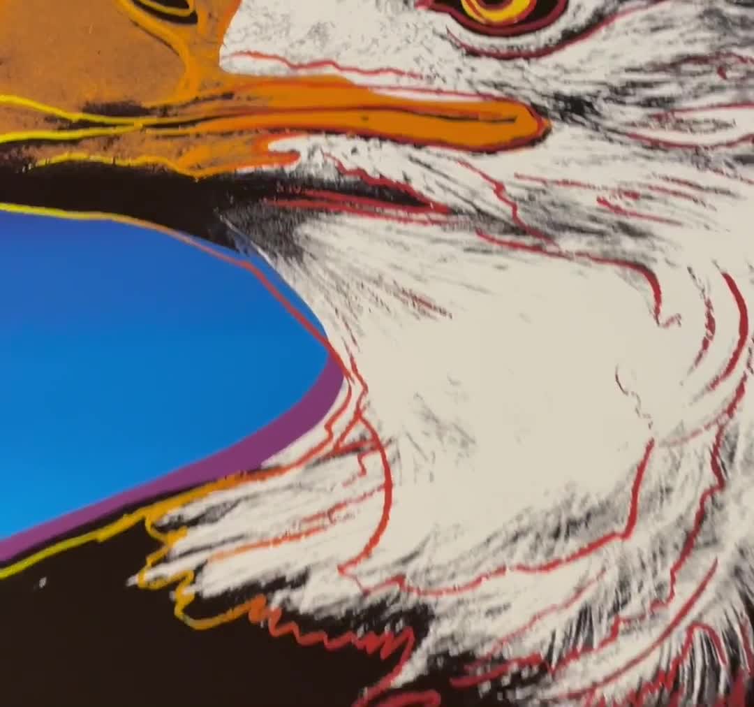 Andy Warhol - Bald Eagle, Endangered Species Portfolio, Giclee