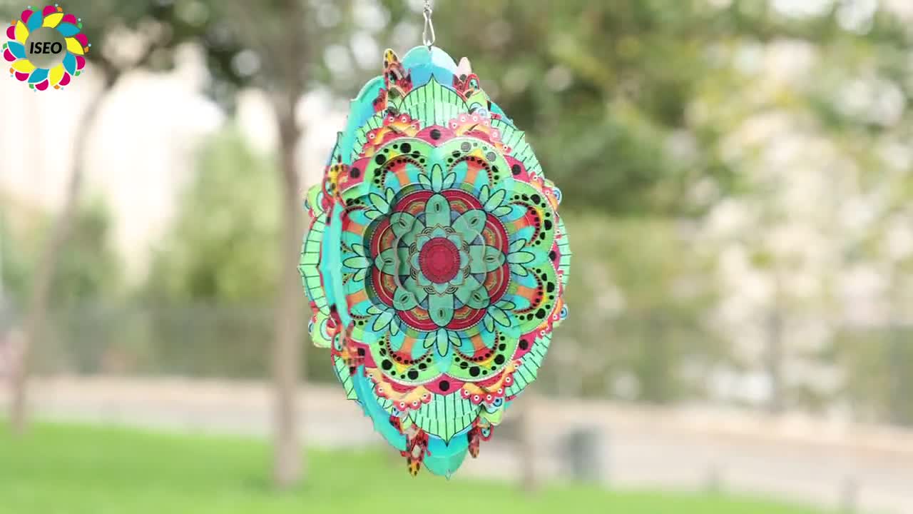 Gazing Sun Design Wind Spinner - 12 – Garden Wind Spinners