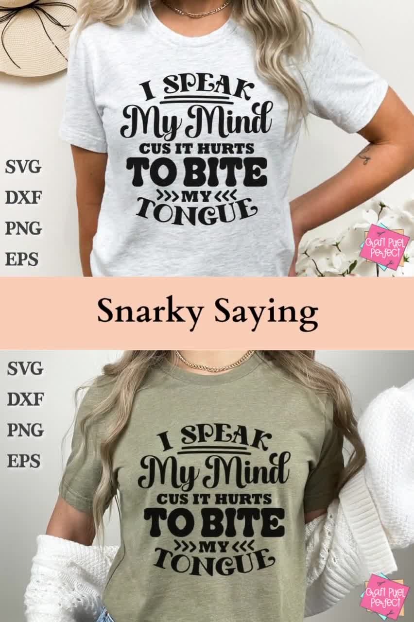 I Speak My Mind - funny t shirt design adult humor SVG PNG