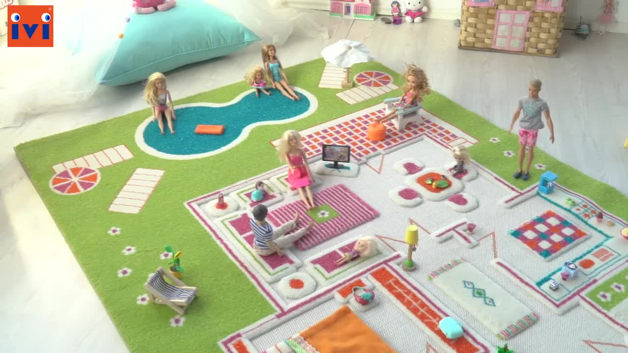 Barbie Accessories  IVI 3D Play Carpets