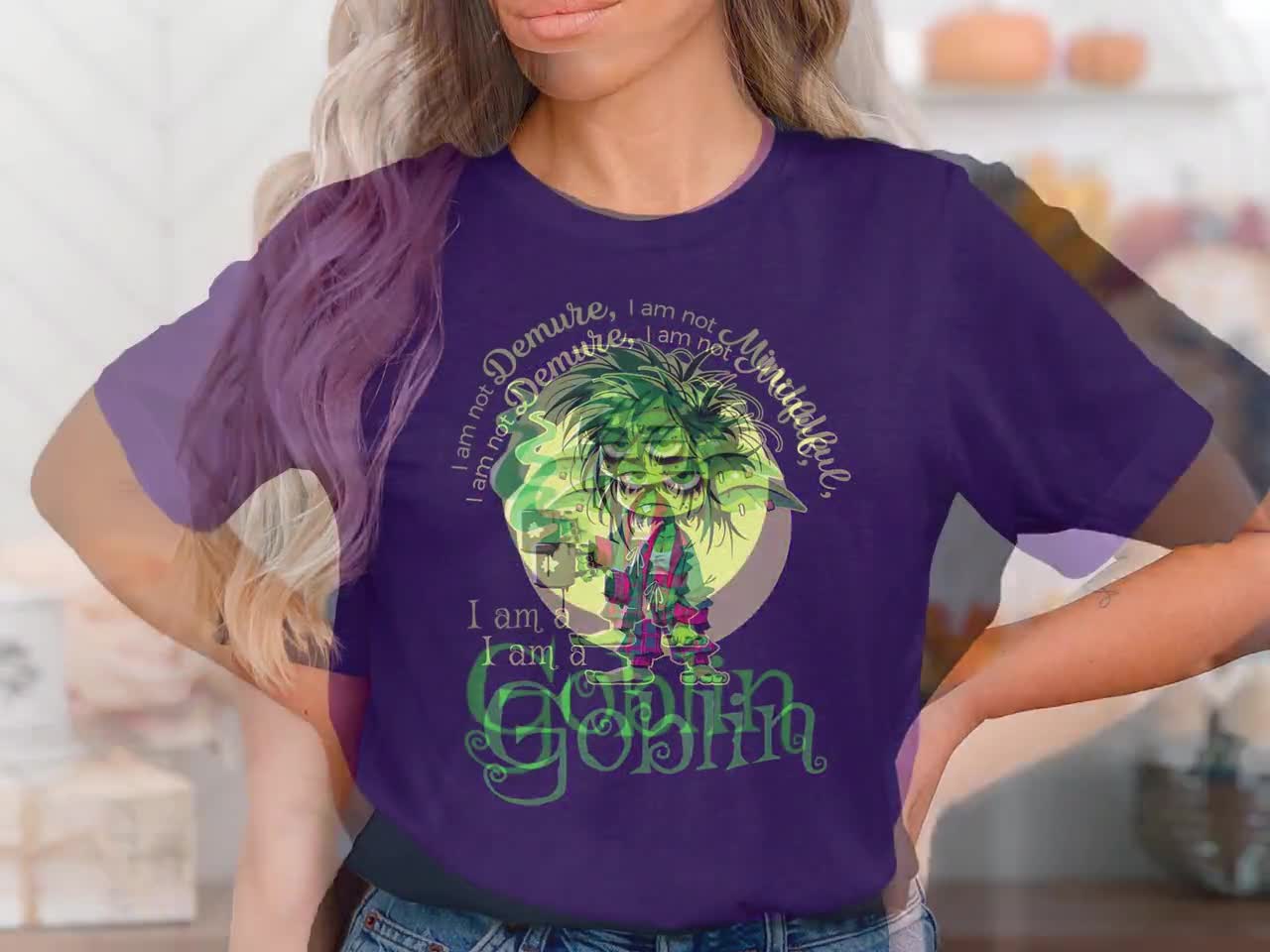 Goblin Tシャツ XLサイズ Exhausted Goblin T-shirt – Chaotic Humor, Goblincore Tee - Etsy
