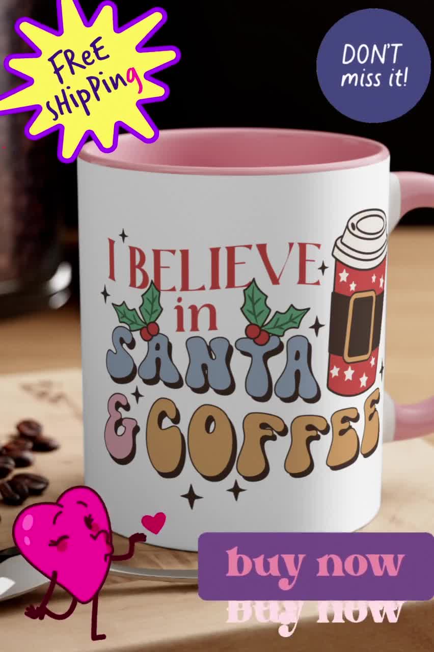 I Believe in Santa Coffee Mug 18 oz – Lily Jane Boutique