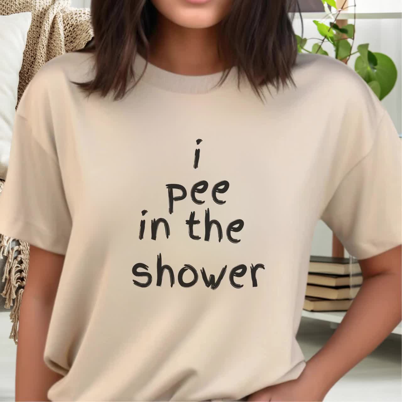 Offensive Funny T-shirt I Pee In The Shower Tshirt Inappropriate T Shirtt  Gift for Men