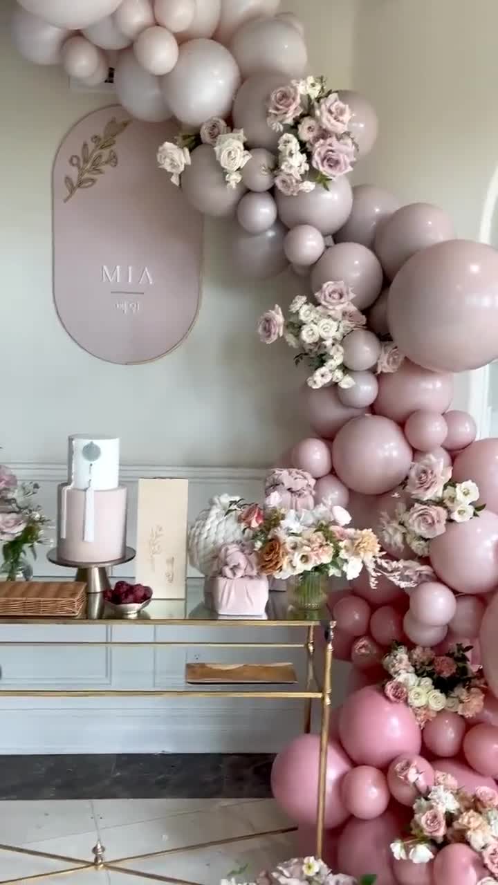 DIY Balloon Arch Garland Kit Pink, Blush Rose, White Wedding Supplies Party  Supplies Baby Shower Bridal Shower Wedding Decor 