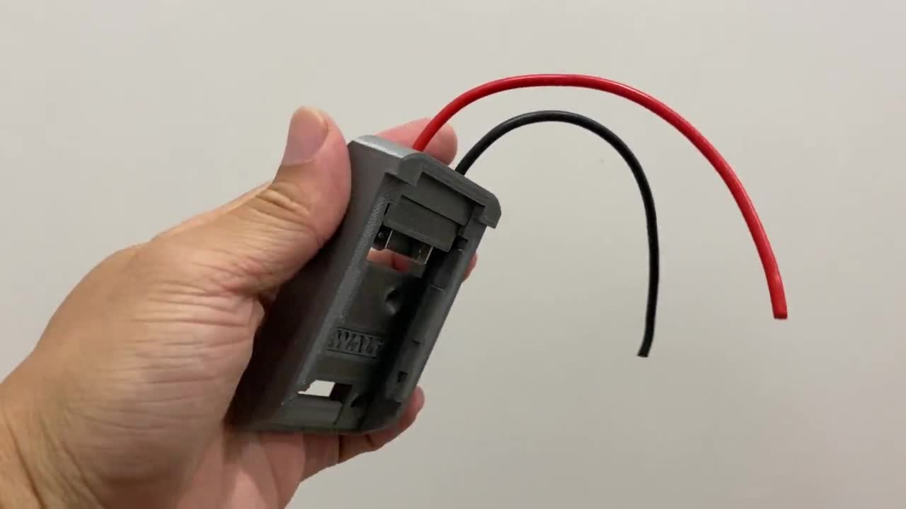 Conector de alimentación base para batería DIY para batería DeWalt 18V/20V