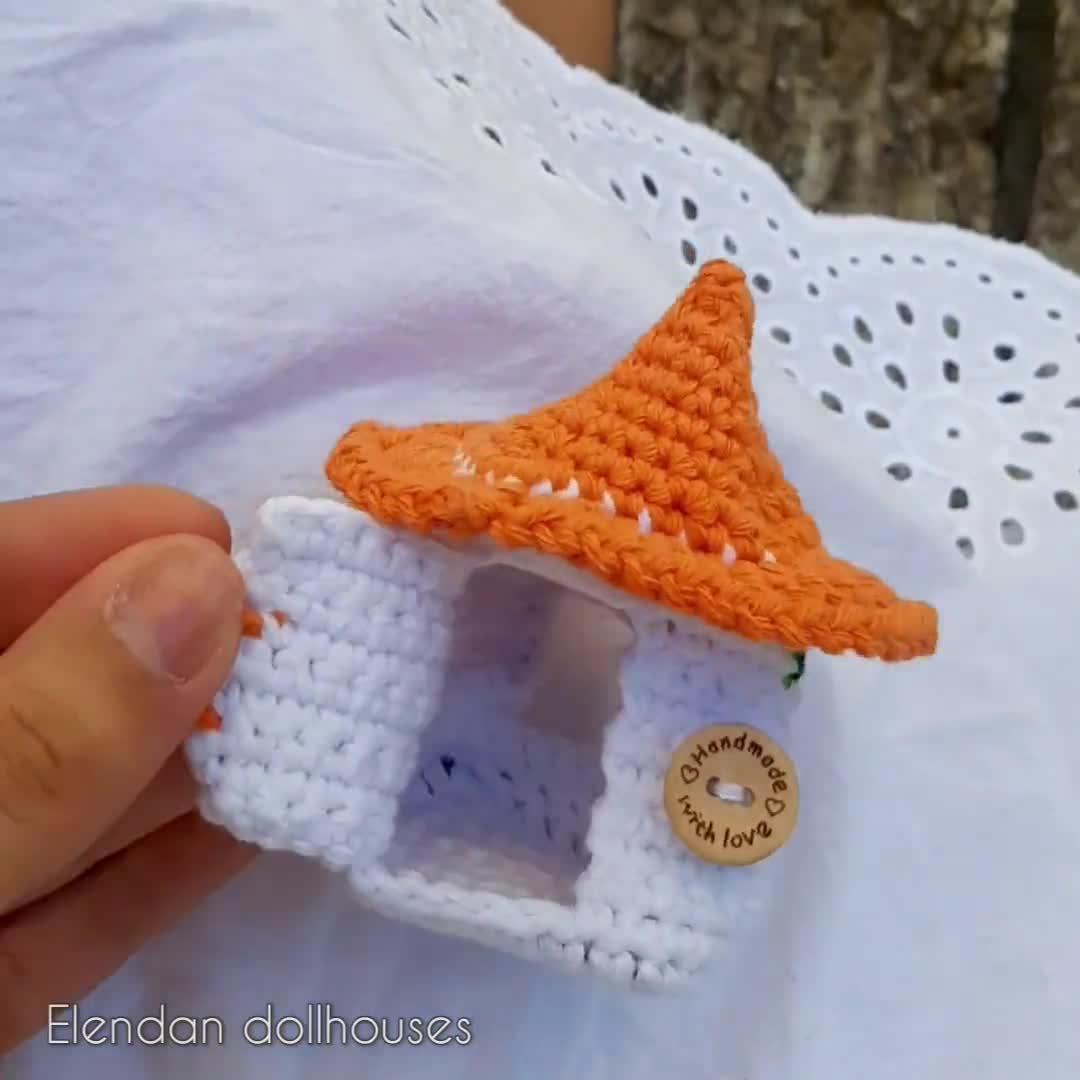 かぎ針編みのパターン - 小さなドールハウス (ミニチュアかぎ針編みの