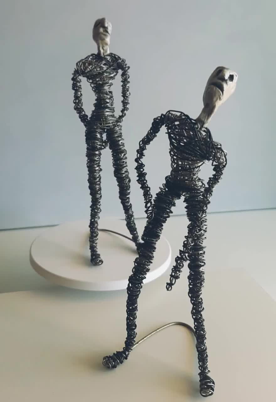 Wire & Sculptamold Figures - Project #132