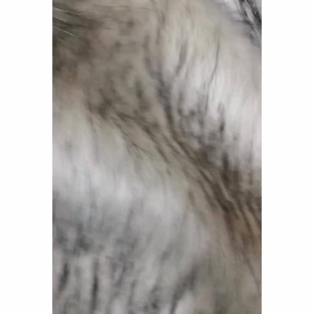 White Solid Arctic Fox Fur Fabric / Sold By The Yard/EcoShag®