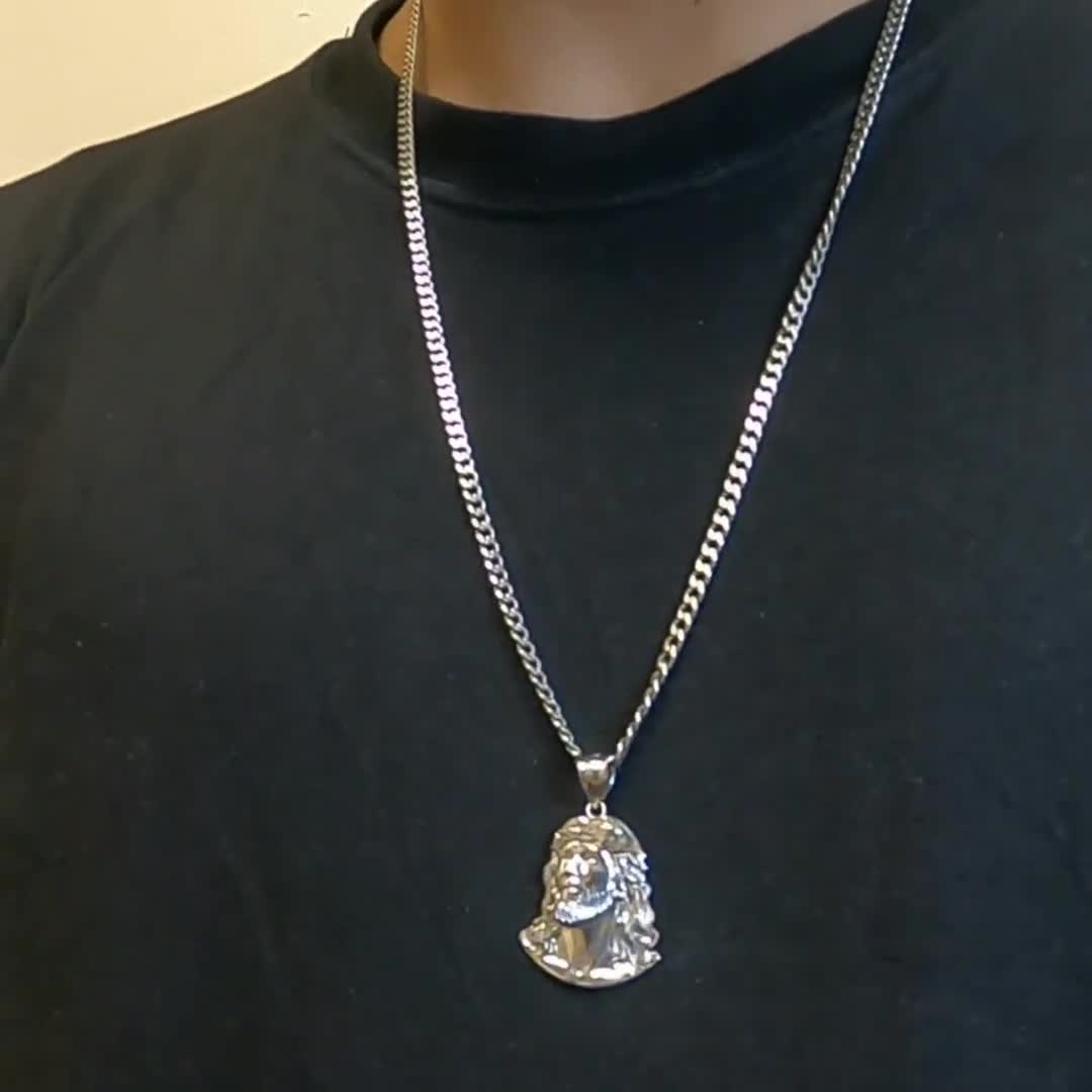 S925 Jesus Pendant