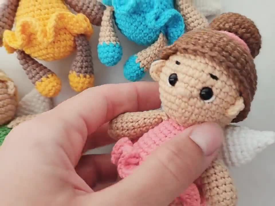 SCHEMA Amigurumi Mini bambola fata all'uncinetto Tutorial per bambola  ballerina all'uncinetto PDF in inglese Schemi facili Amigurumi -  Italia