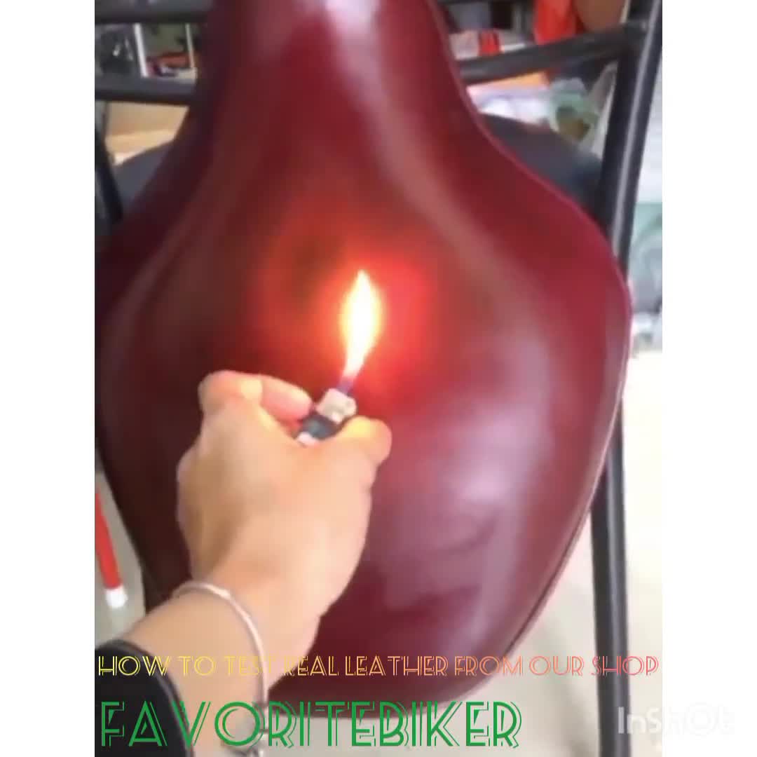 Triumph Bobber Real Leather Seat: Gel Pad, Fiberglass Base, exclude tariff and import duty video poster