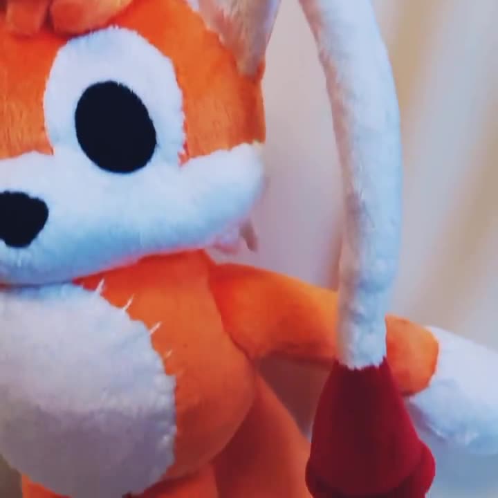 Custom Plush Just Like Tails Doll Inspired Plush funmade 