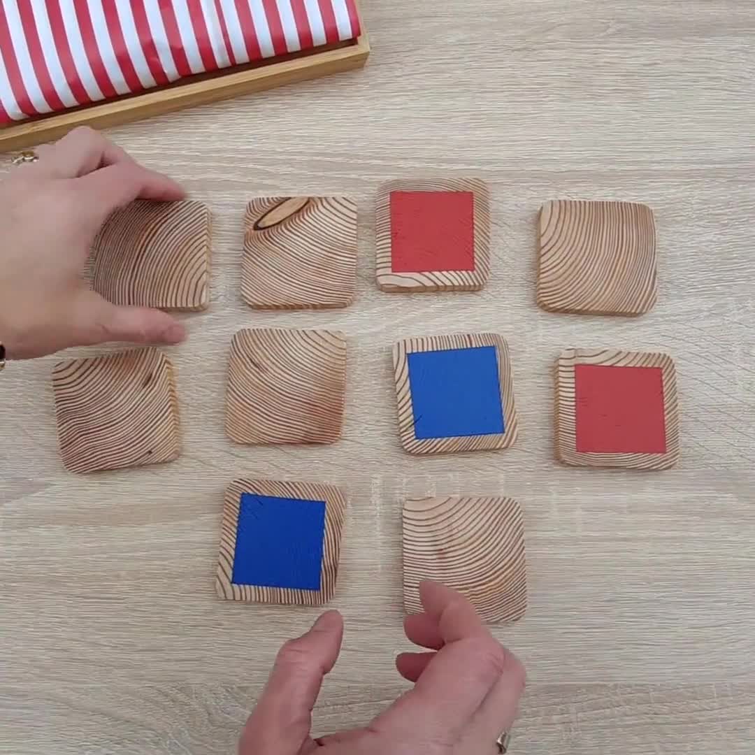 Giocattoli Montessori In Legno Per Bambini: Giochi Educativi Per Imparare Colori E Forme (1-3 Anni)