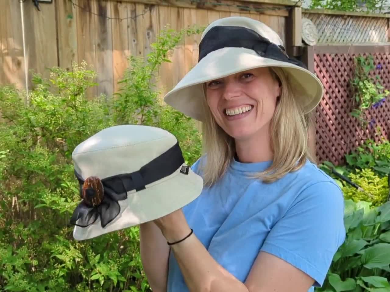 Reversible Wide Brim Sun Hat, sewing pattern and instructions, digital -  madcaphats