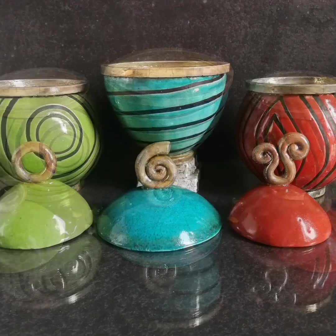 Vaso di Vetro Decorativo, Vasi di Fiori Grandi Moderni Fatti a Mano,  Centrotavola Comunione Matrimonio, Tavolo da Pranzo, Scrivania dell'ufficio