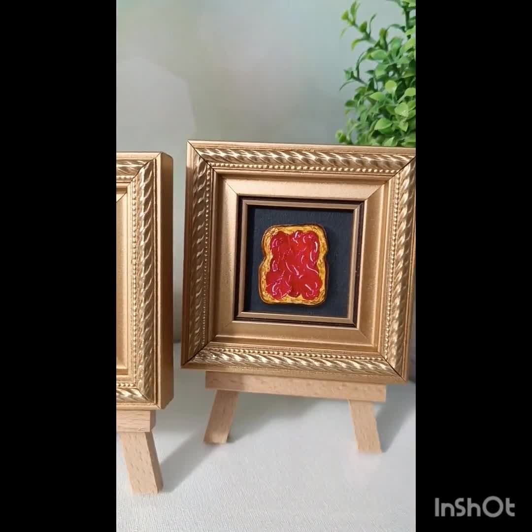 Jam Toast Painting Food Oil Painting Food Wall Art Still Life