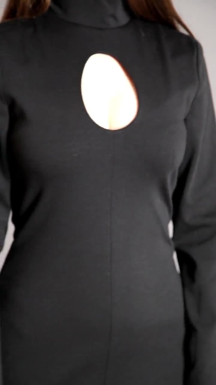 chinese dress ladies Missord Cutout Sexy Bodycon Long Sleeve Party Dress MSD1255 Online Sale   MISS ORD