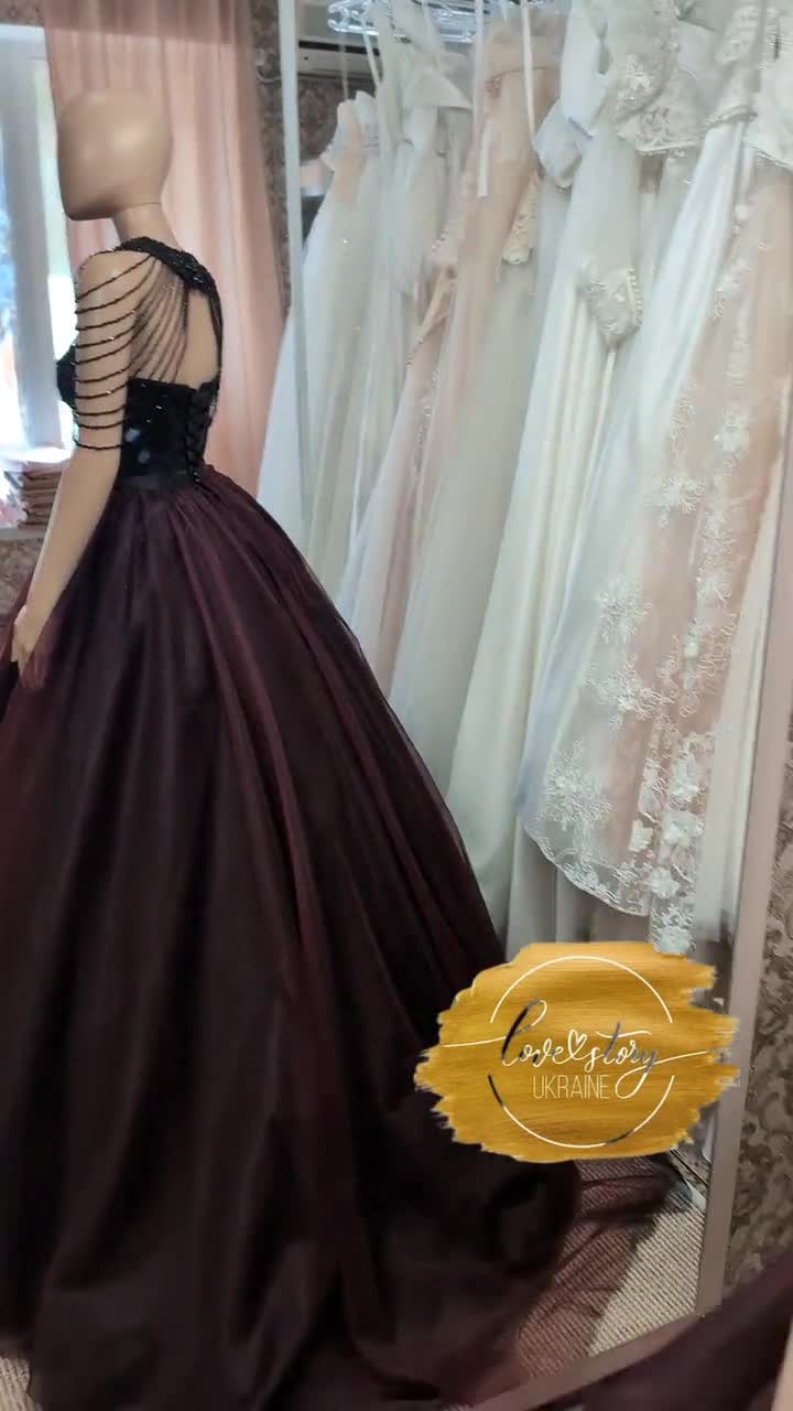 Gothic Black wedding dress,Black Red Wedding Dress,Black and Dark Red Gown,Wine Red and Black Halloween Dress,Noir Wedding,Dark Red Dress Gothic Black wedding dress,Black Red Wedding Dress,Black and Dark Red Gown,Wine Red and Black Halloween Dress,Noir Wedding,Dark Red Dress