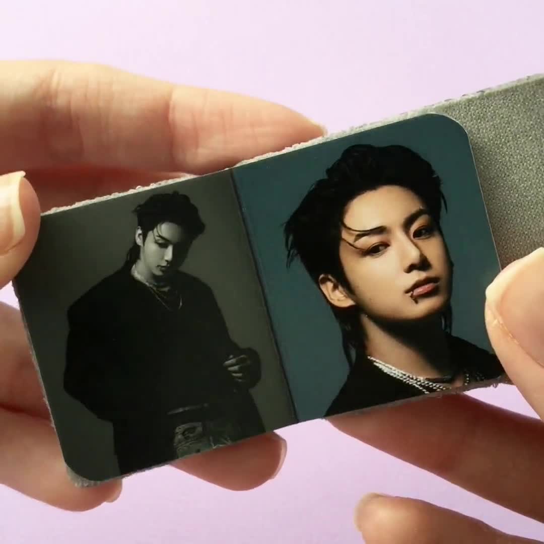 BTS JK Golden Mini Photobook Keychain | Bangtan Jungkook Mini