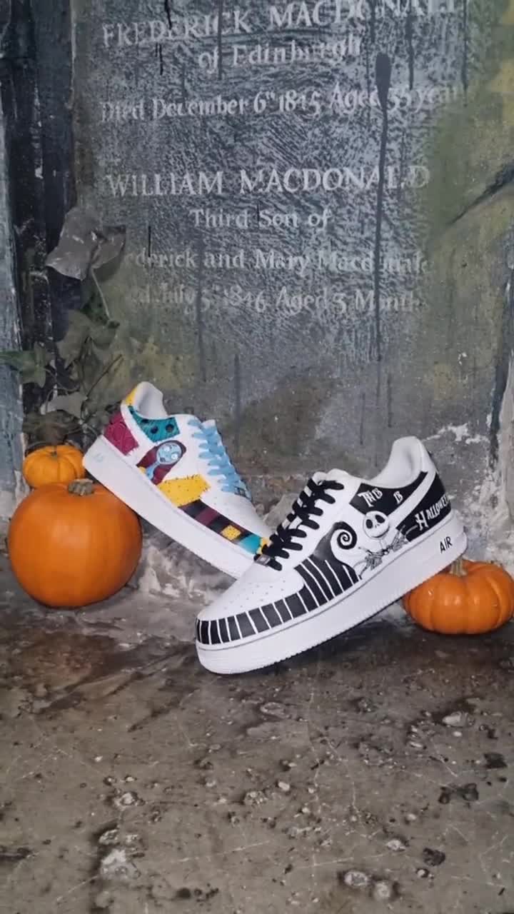 Pesadilla antes de Navidad: zapatillas AF1 personalizadas video poster