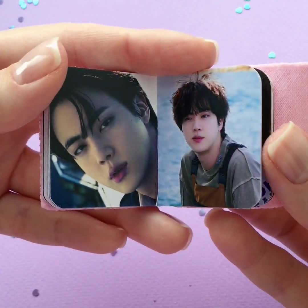 BTS JIN アルバムキーホルダー(4photos) BTS Jin Mini Photobook Keychain | Bangtan Worldwide Handsome Mini