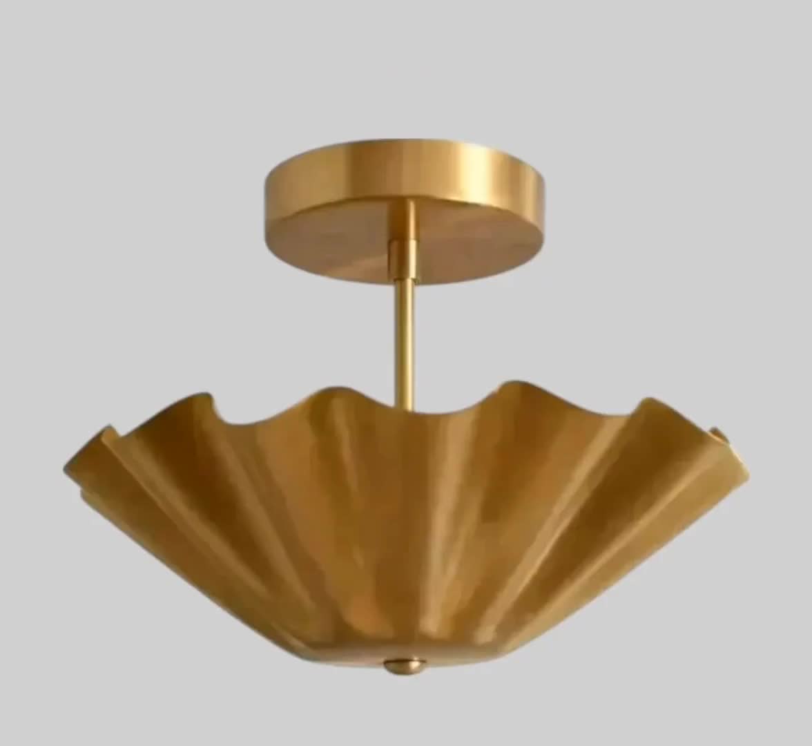 イタリア製ミッドセンチュリーのスティルノヴォ社製4アーム真鍮