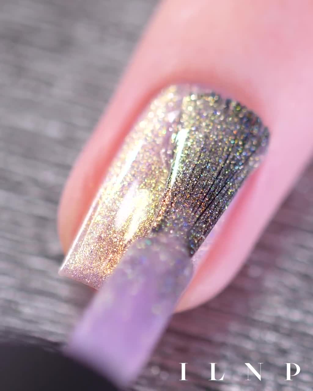 Shimmer Nail Polish - Purple Holo Glitz | Claire's