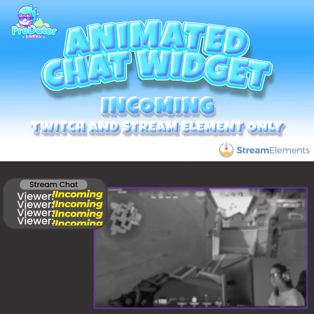 Enrich Your Stream Interactive Animated Twitch Chat Widget