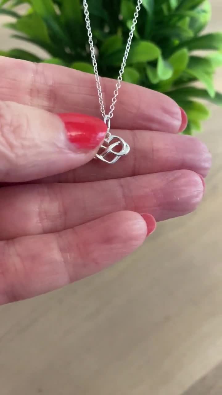 Collana Con Ciondolo Infinito Per Damigella D'Onore – Argento, Con Messaggio 'Forever By My Side' - 2