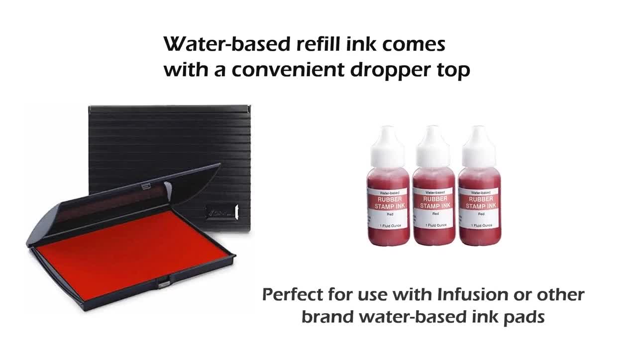 Water Based Stamp Refill Ink