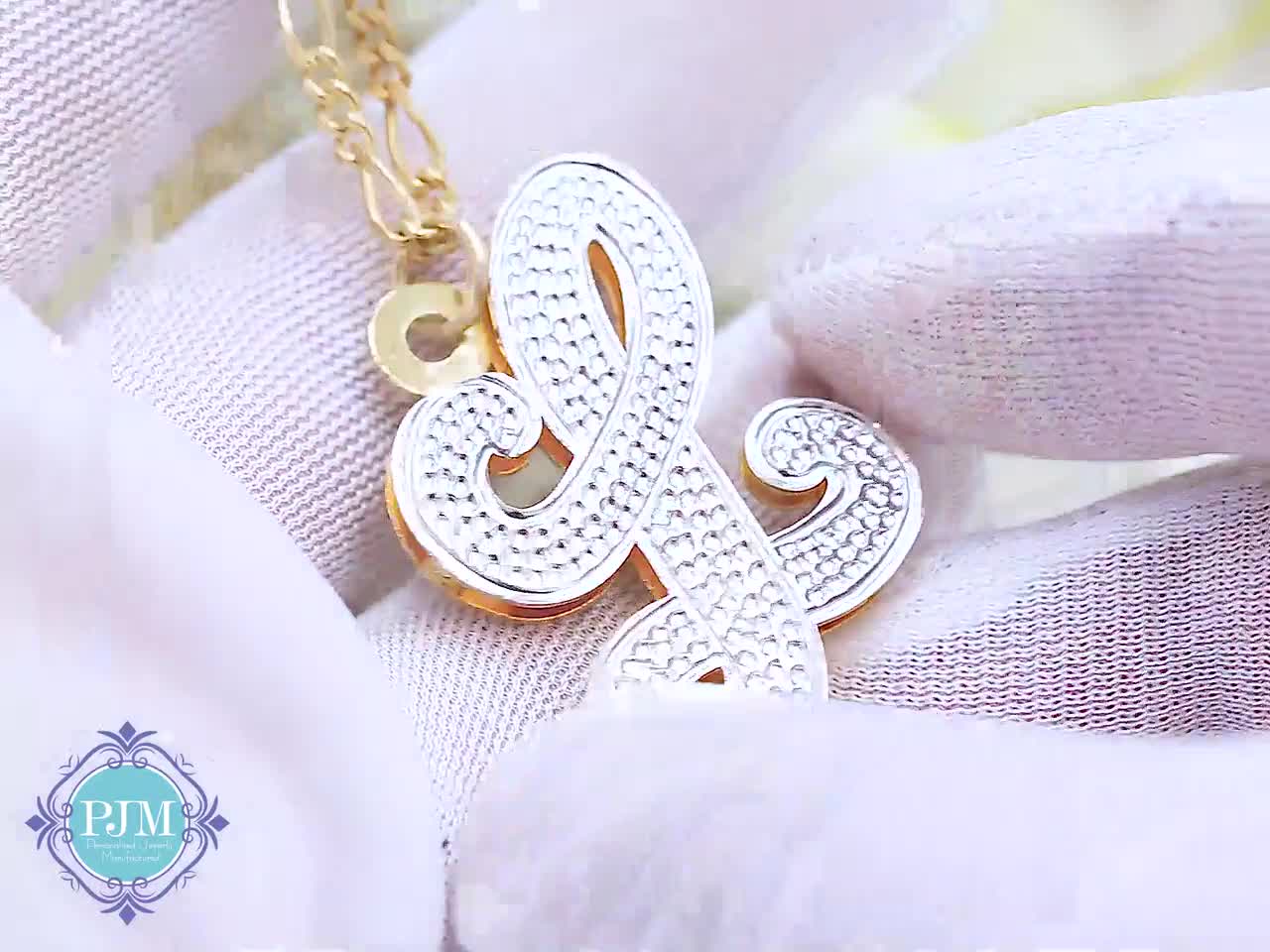 Initial nameplate best sale necklace