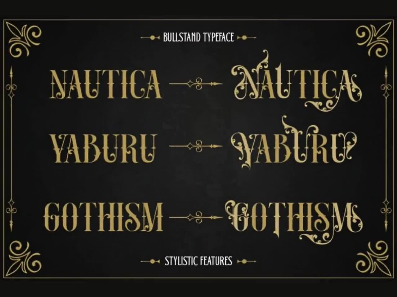Bull Stand Victorian Font, Ornate & Elegant Typeface Inspired by the Victorian Era, Victorian Font, Ornate Font, Vintage Font, Elegant Font video poster