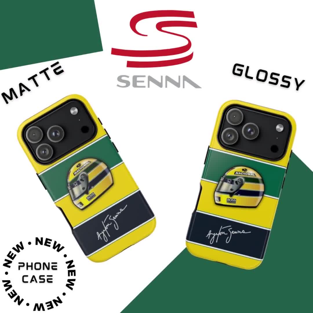 アイルトン・セナのスマホケース｜F1レジェンドへのオマージュ｜iPhone