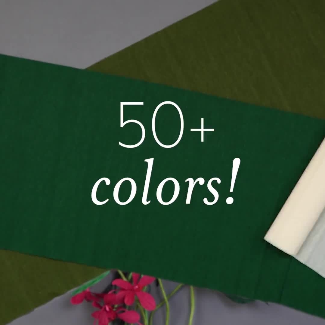 Lia Griffith Double Sided Crepe Paper - Green Tea & Cypress