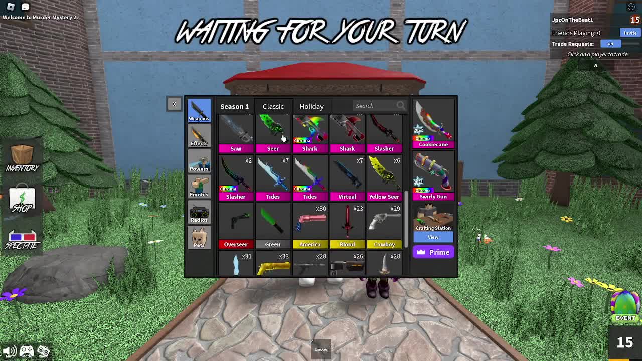 Roblox Whole Inventory Murder Mystery 2 (mm2), Video Gaming