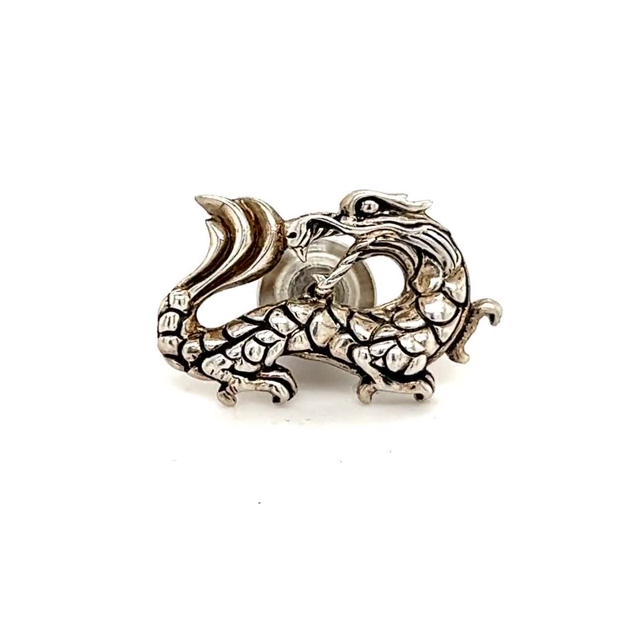 John Hardy Estate Dragon Brooch Pin Sterling Silver JH34 - Etsy